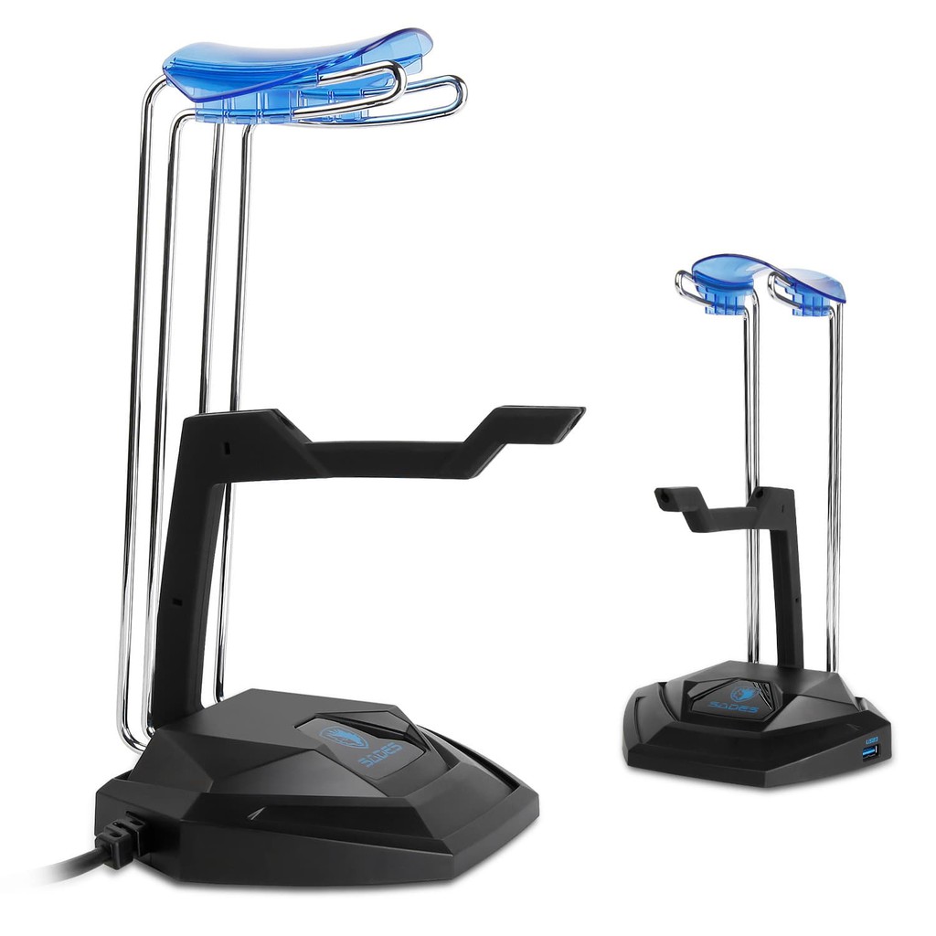 Headset Sades Anubis Staff - Stand Headset + Usb Hub 3.0