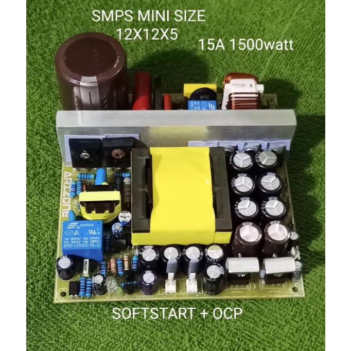 trafo SMPS 15A  daya 1500 w audio amplifier power suplai sound smps Trafo Psu driver