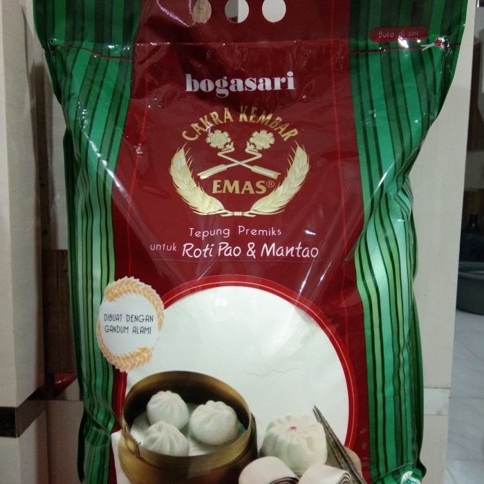 

Ds11D Tepung Roti Pao Mantao Bakpao Cakra Kembar Emas 5 Kg G6B040B