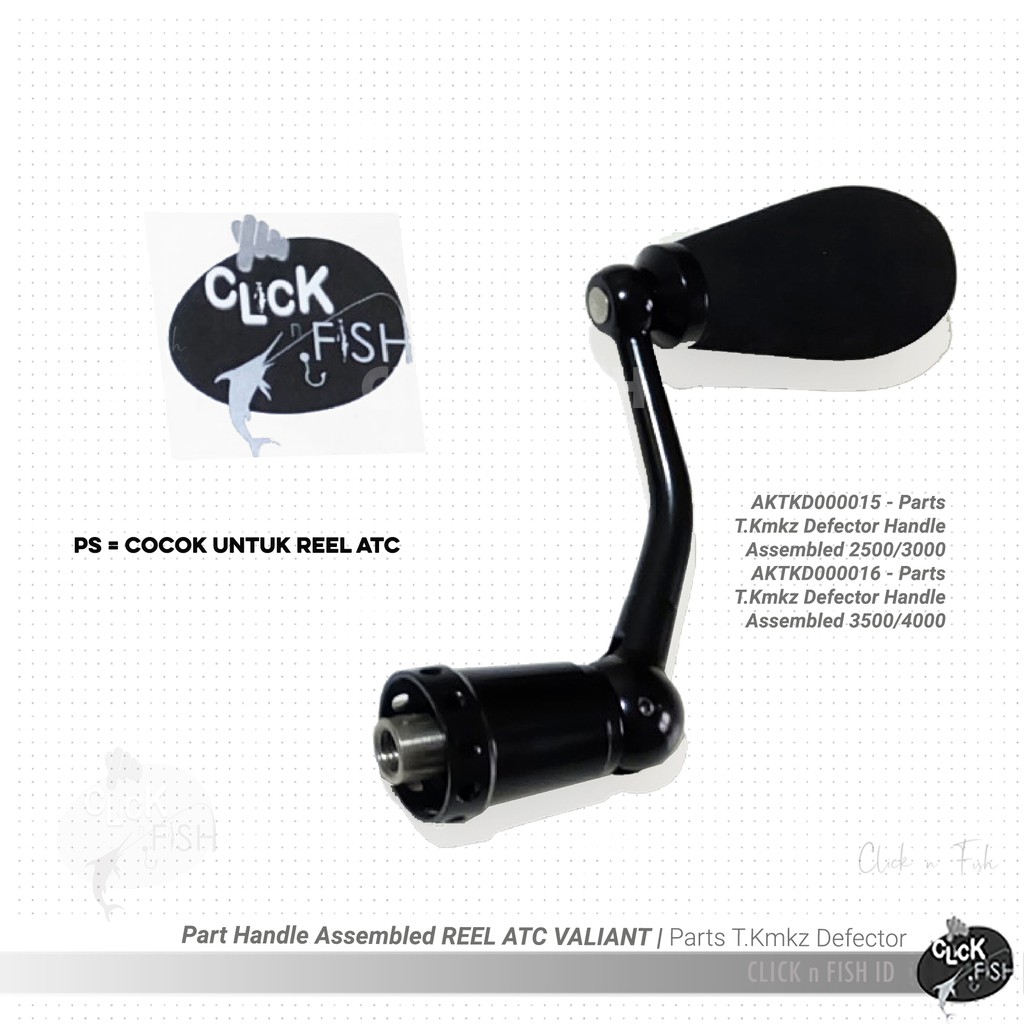 Part Handle Assembled REEL | Parts Team kamikaze Defector Spare Part - Handle Assy DEFECTOR 2500 300