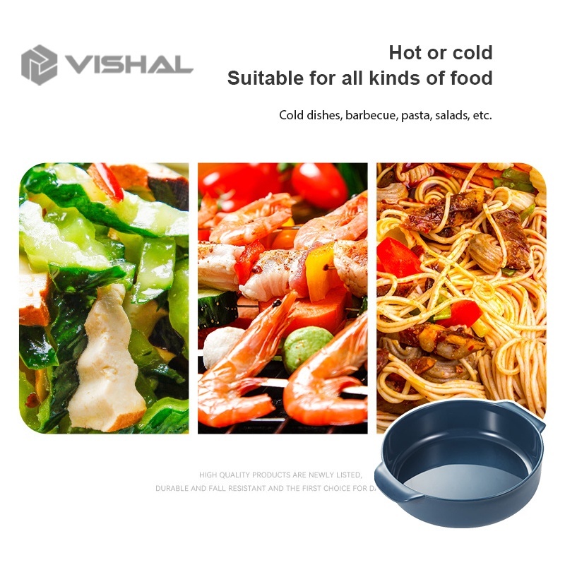 VISHAL Mangkuk Binaural Mangkok Wheat Straw/Mangkuk Kuah Bahan Jerami Makan Bowl VS-81