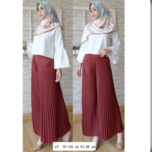 KULOT PLISKET JUMBO / KULOT MURAH / KULOT WANITA / JUMBO MURAH