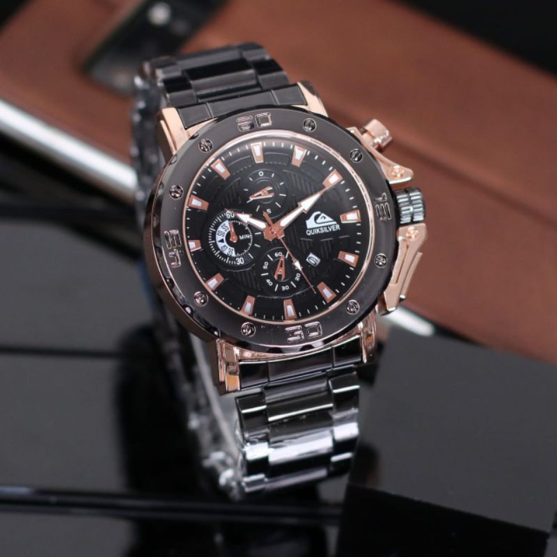 jam tangan pria/KEREN/QUICK SILVER/JAM TANGAN RANTAI/JAM TANGAN COWO KEREN
