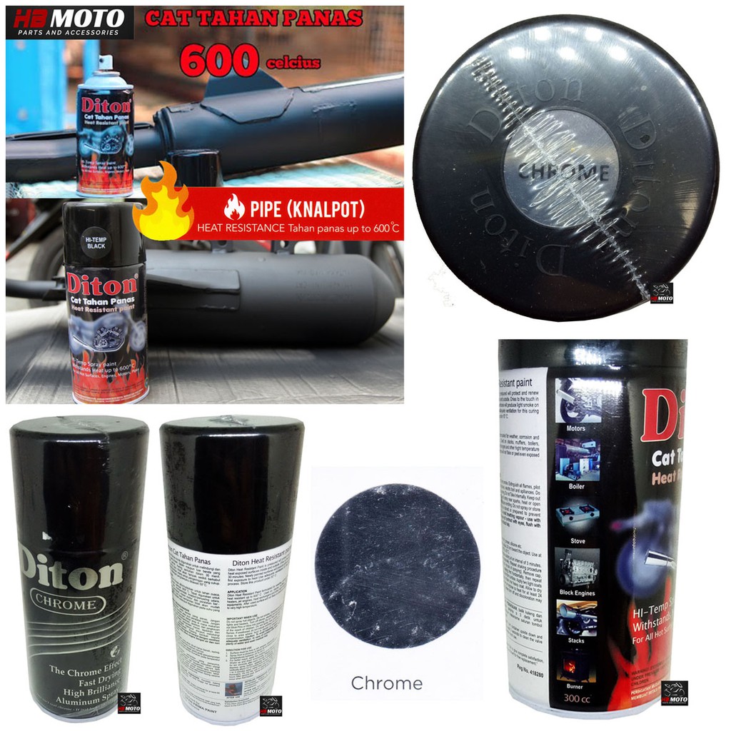 Chrome Cat Semprot Diton CHOROME ISI 300 CC/Cat Semprot/Cat Pilok Diton