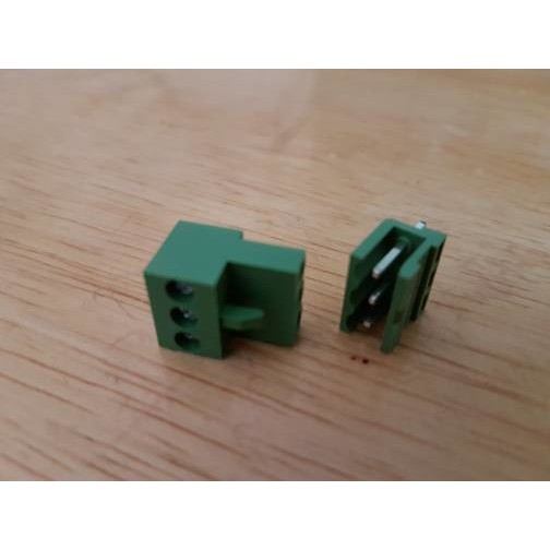 konektor green HT3.96mm 3p Lurus terminal block connector HT396 pair