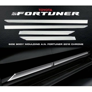 List Body Molding All New Fortuner Chrome