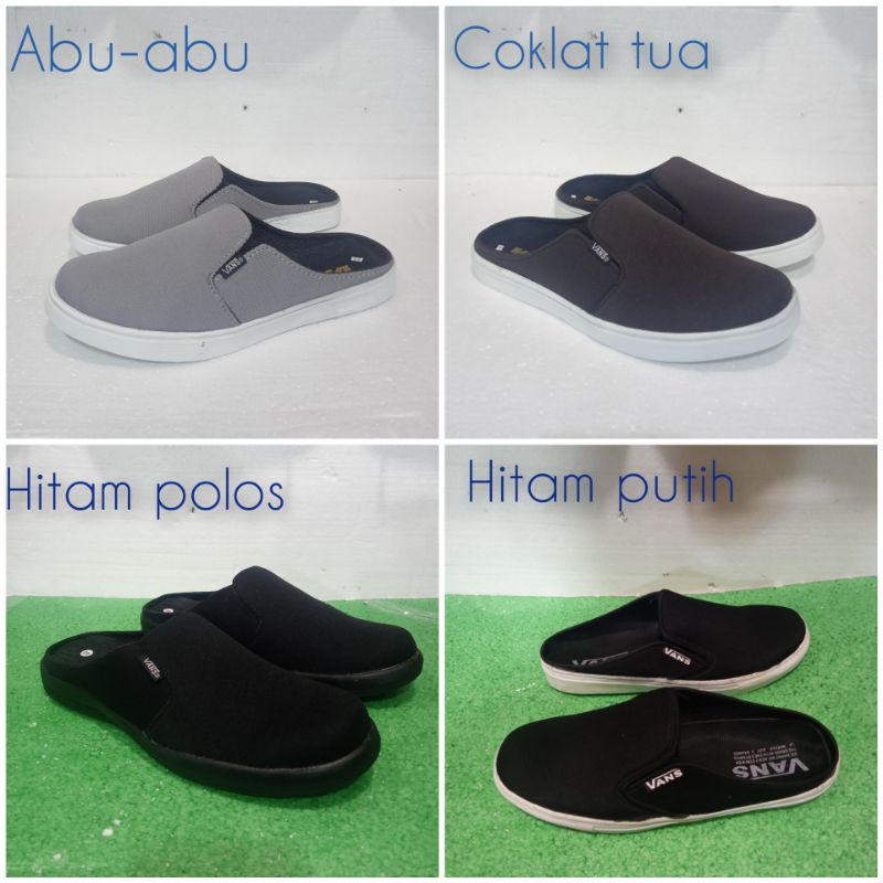 Sepatu Selop Pria  Sepatu Sandal Cowok Santai Slop Sepatu Pria Dewasa Slip On