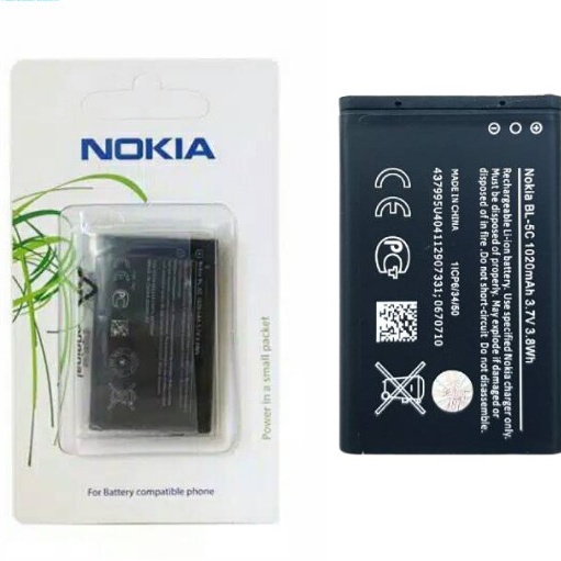 Batre Nokia BL-4C Battery Baterai Nokia BL 4C BL 5C Original