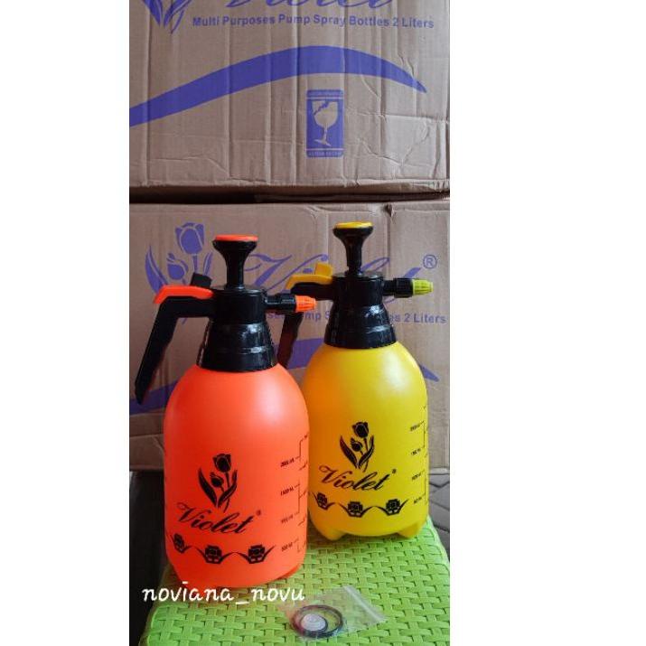 2TA➷ SEMPROTAN HAND SPRAYER POMPA TABUNG UKURAN 2 LITER VIOLET UNTUK BURUNG TANAMAN DESINFEKTAN♥ ...