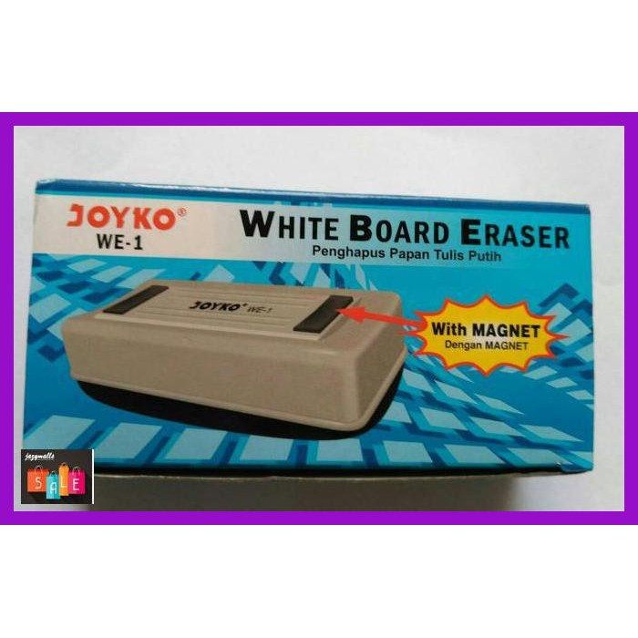 

Silutala- Penghapus Papan Tulis - White Board Eraser Joyko We1 ( Dengan Magnet ) -Ori.