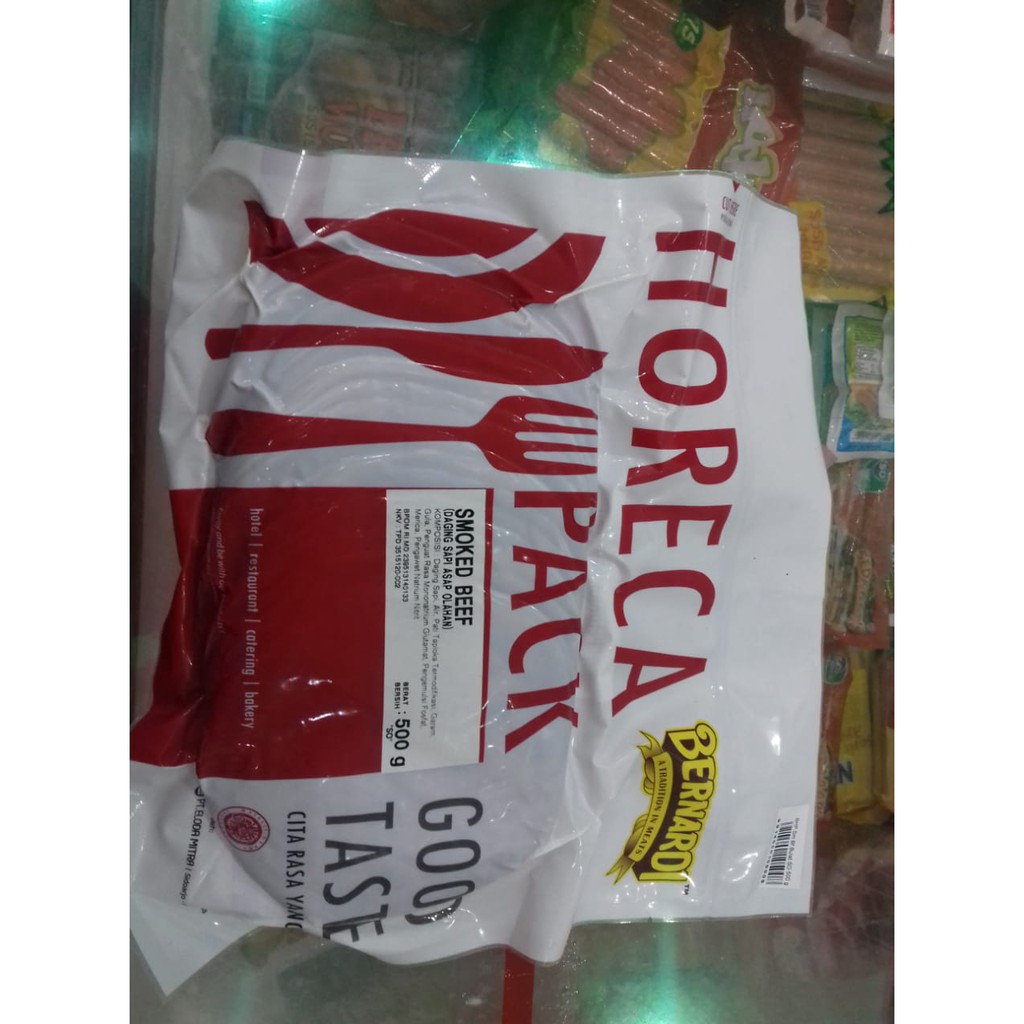 

Bernadi smokedbeef 500gr/ smokedbeef bulat