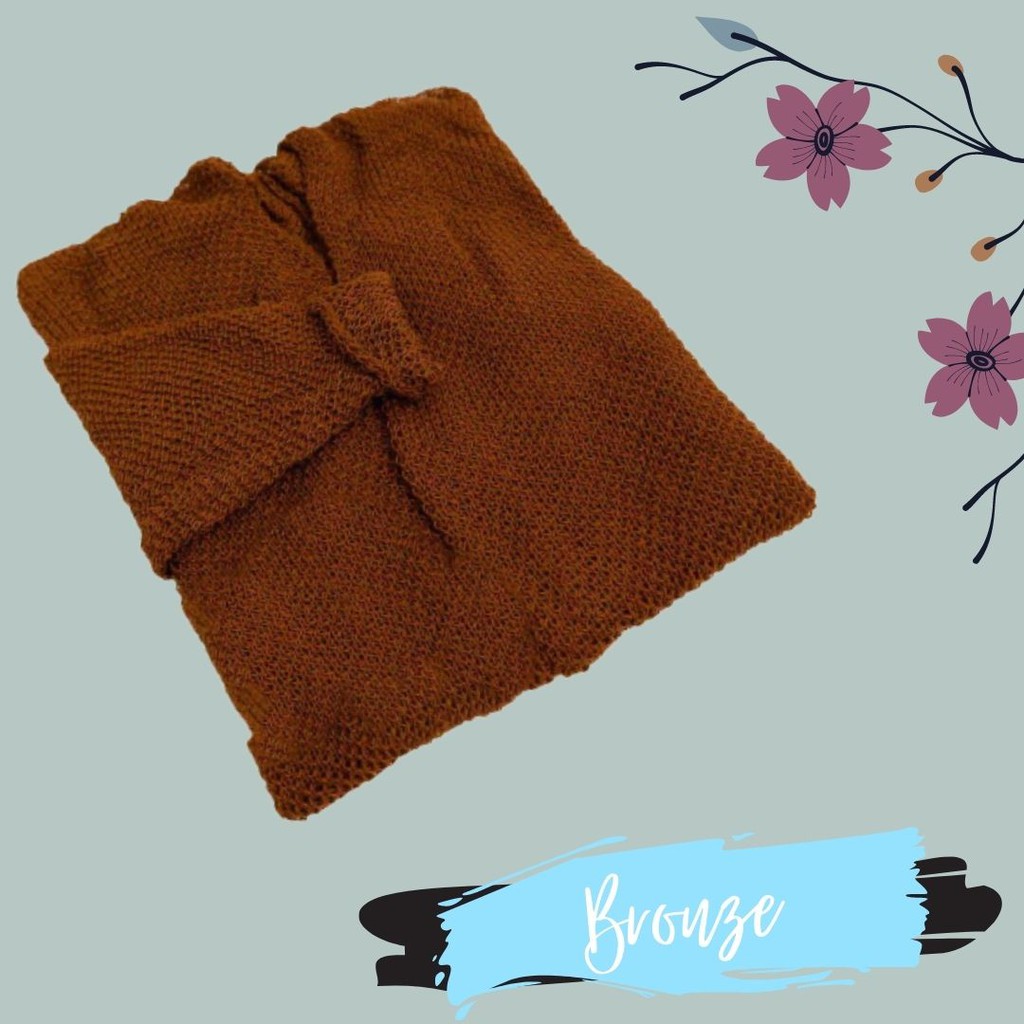 CARDIGAN RAJUT / BATWING KELELAWAR CARDIGAN / CARDIGAN BIG SIZE(PREMIUM)-BRONZE