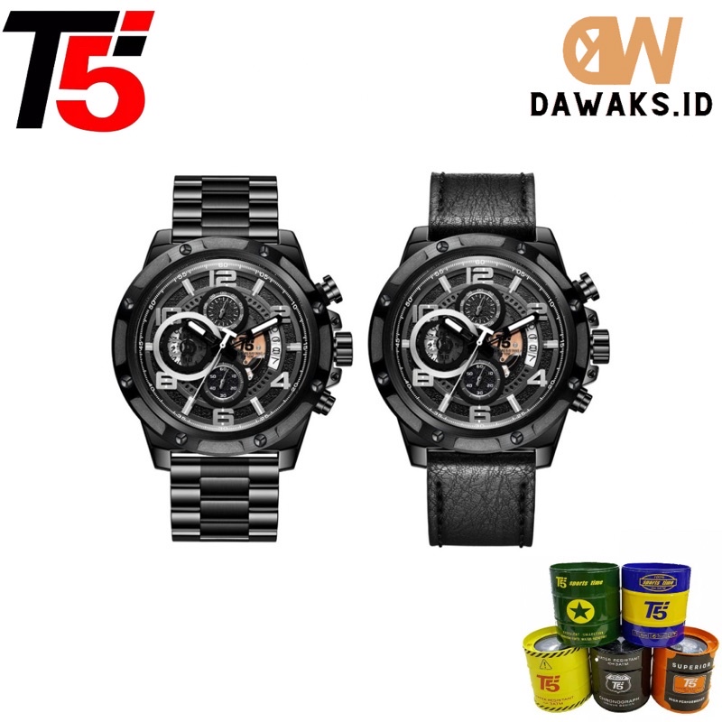 JAMTANGAN T5 H3706 ORIGINAL+FREEBOX+PAPERTAS+T5TAHANAIR+JAMTANGANPRIAMEWAH