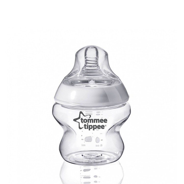 Tommee Tippee Closer to Nature Bottle 150 ml Botol Susu Bayi BPA FREE Botol ASI Anti Sedak Aman