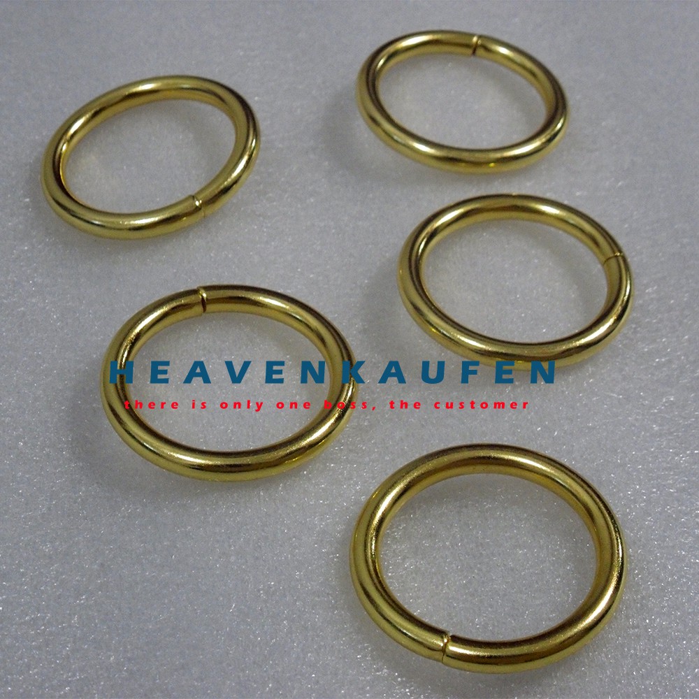 Ring Bulat Tas Warna Emas/Gold 3,2 cm Premium Quality