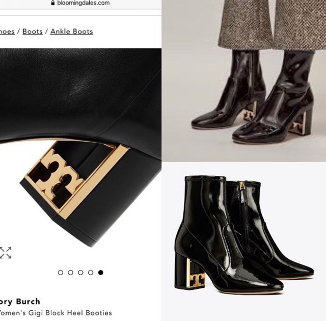tory burch patent boots