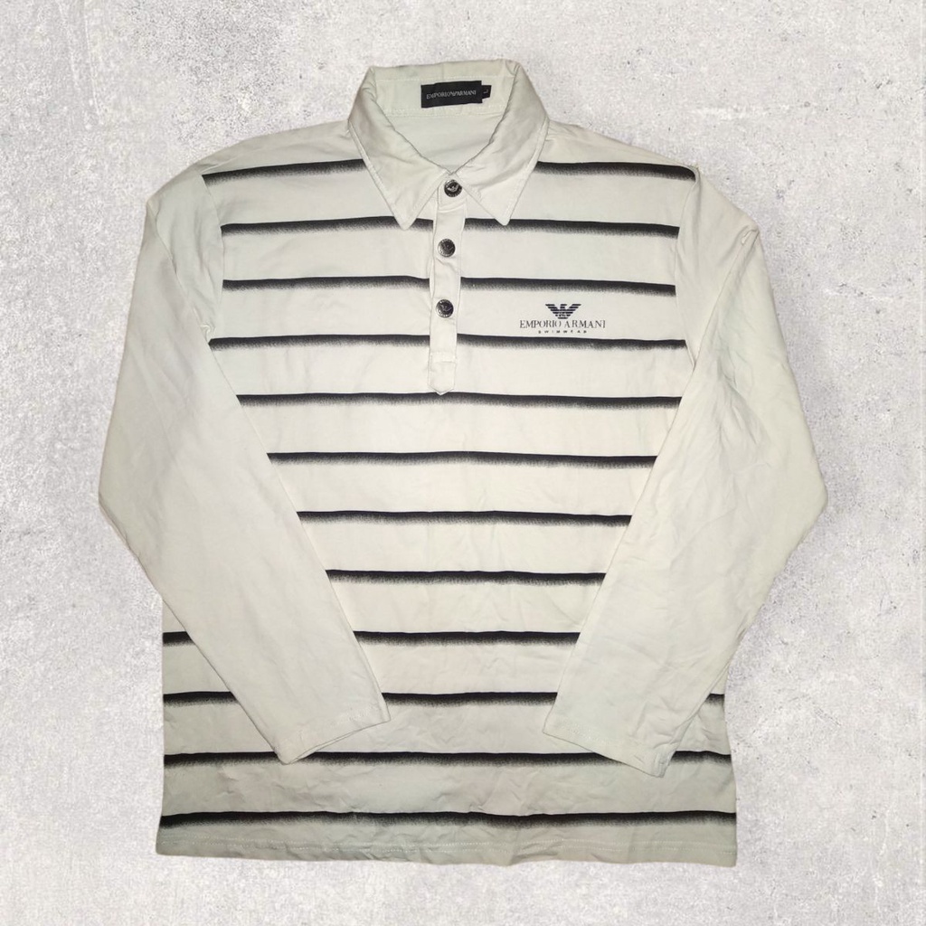 RUGBY SHIRT BY EMPORIO ARMANI STRIPE SECOND ORIGINAL