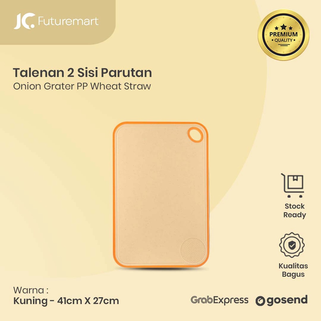 TALENAN 2 SISI dan PARUTAN ANTI JAMUR JERAMI GANDUM CUTTING BOARD