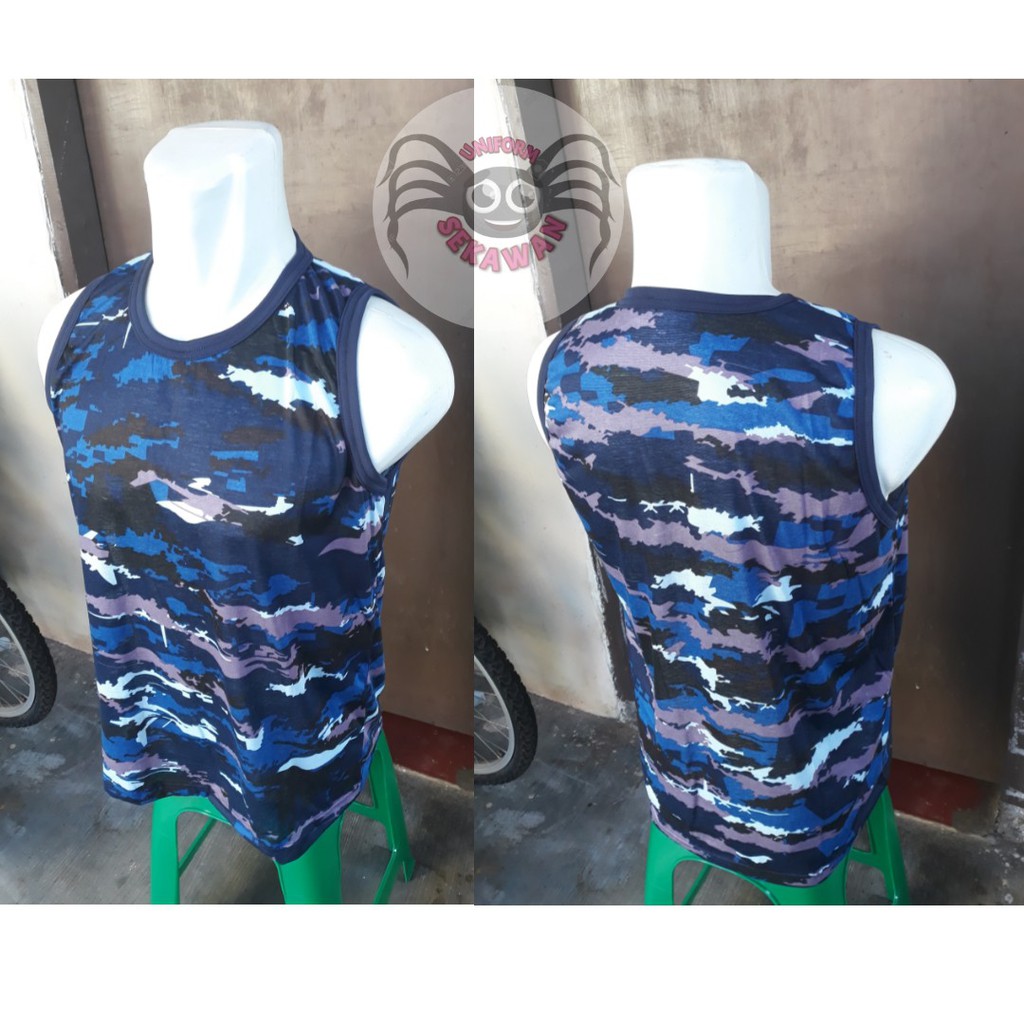 Kaos Dalam Loreng TNI AU Singlet Loreng AURI ARMY