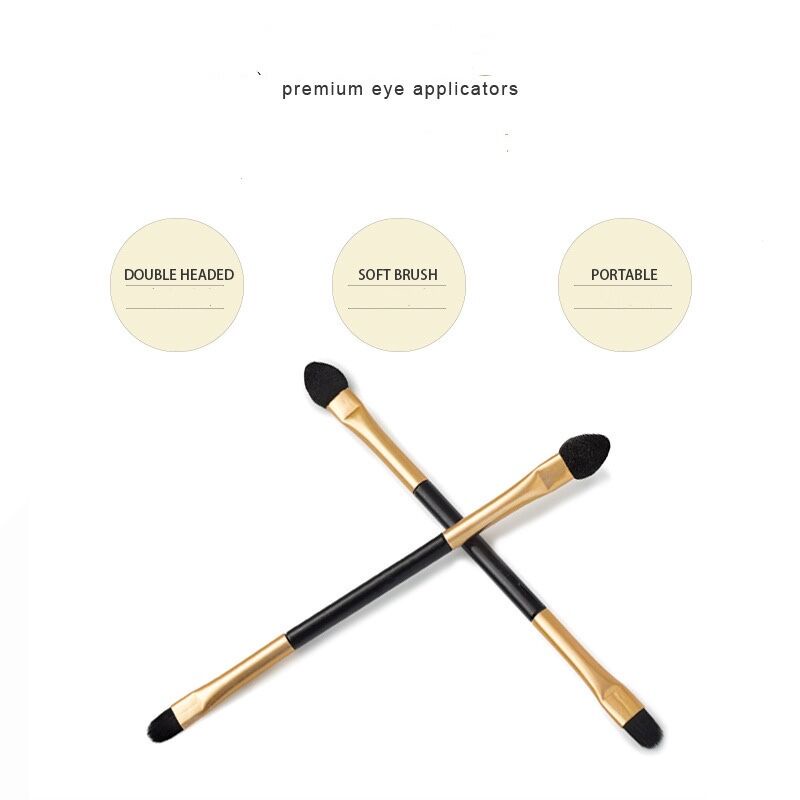 1pcs Multifunctional Double head Eye shadow Brush Double-end Foundation Powder Eyeshadow Brush Tool two head makeup brush