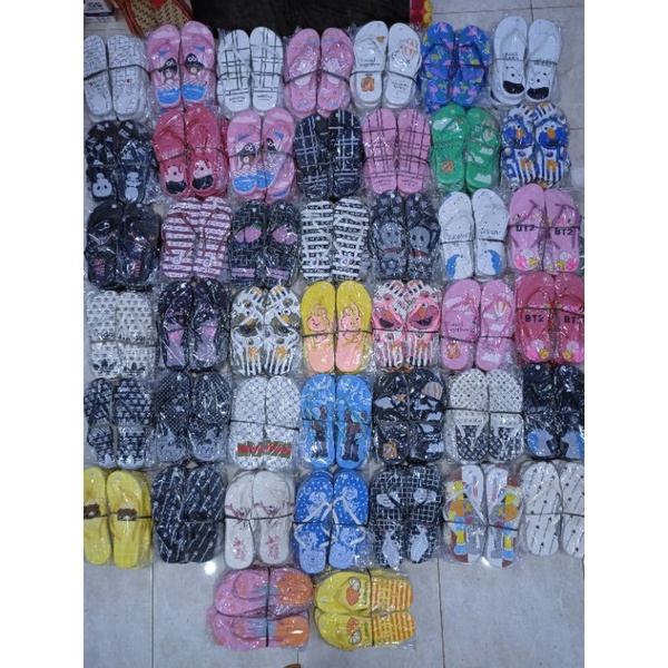 Sandal Terbaru Motif Lucu Sandal Remaja Sandal Dewasa