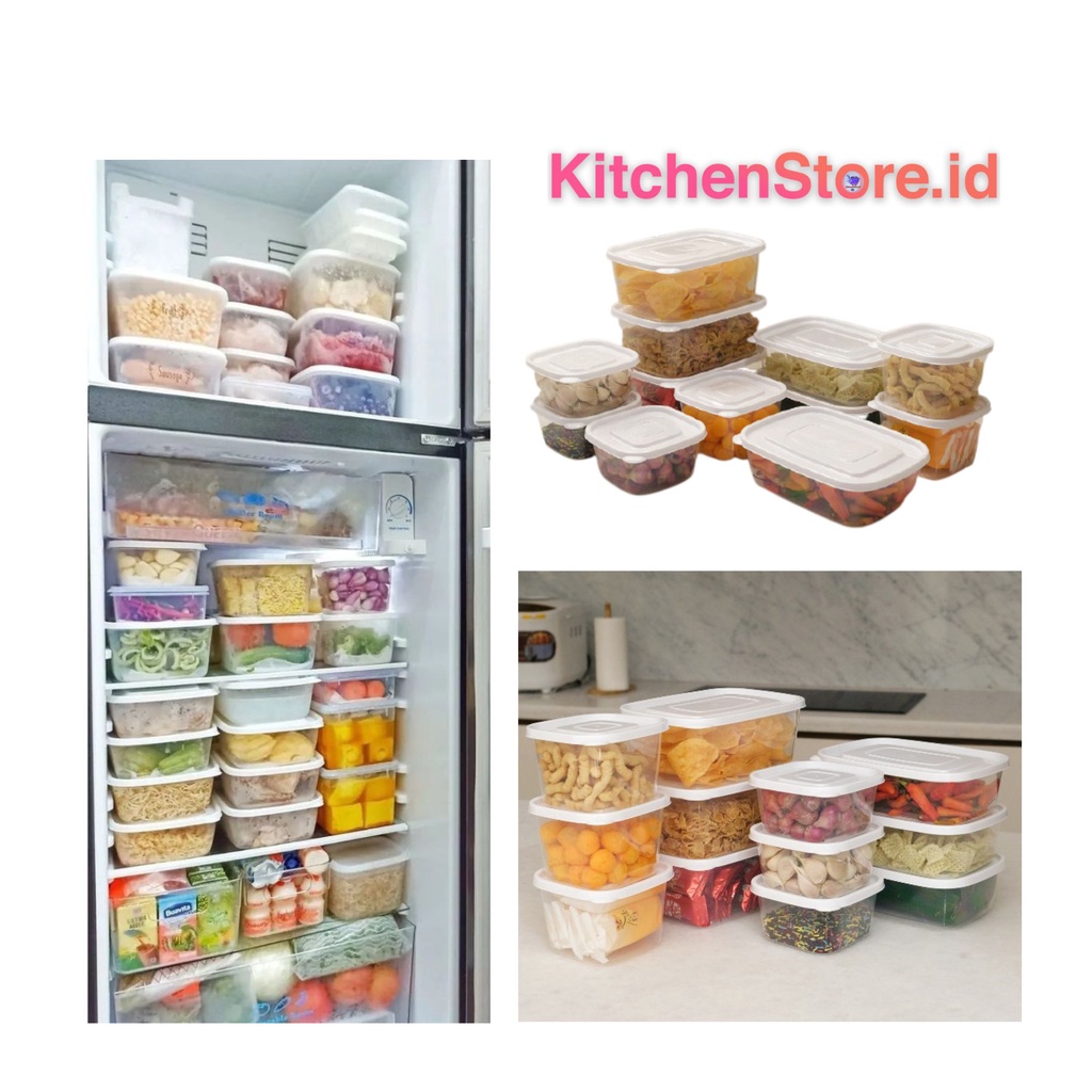 TOPLES SET CALISTA OITA 10 PCS FOOD KONTAINER KULKAS DAN FREEZER TEMPAT PENYIMPANAN MAKANAN SET KOTAK MAKANAN FOOD PREPARASI