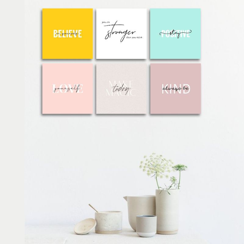POSTER KAYU TIPOGRAFI - TYPOGRAPHY - HIASAN DINDING - DEKORASI - MDF