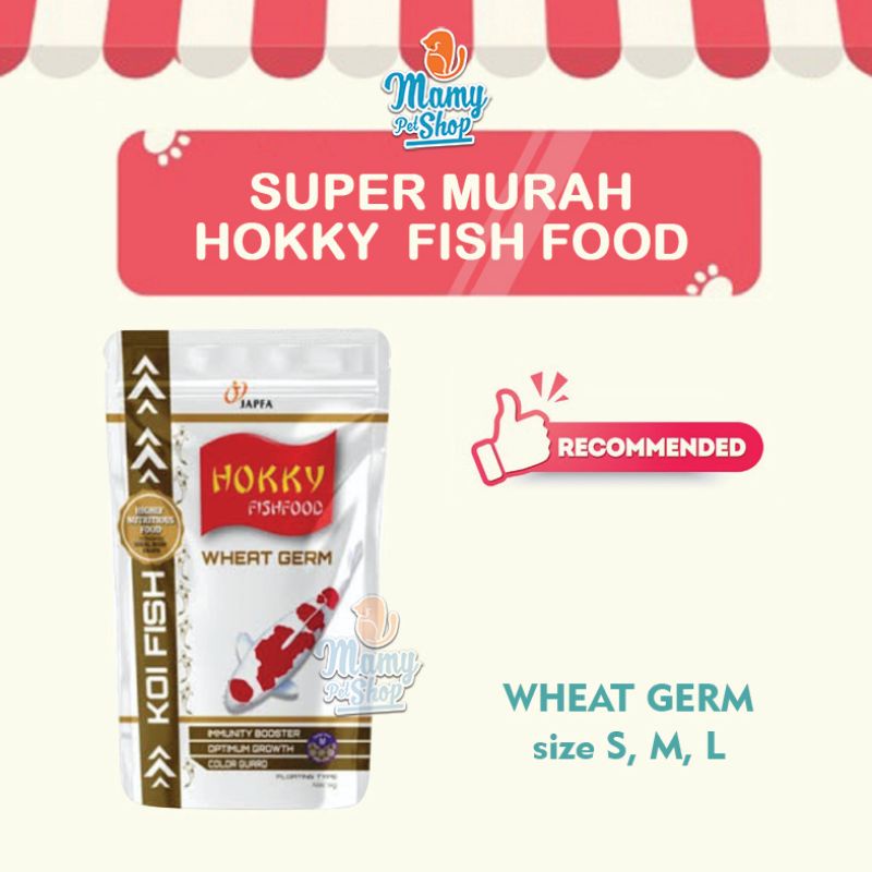 HOKKY WHEAT GERM PAKAN IKAN KOI