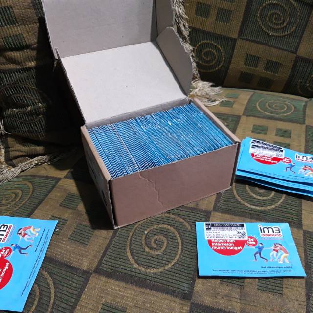 KARTU PERDANA INDOSAT REGOSTER JAWA BARAT. BISA TERIMA SMS OTP