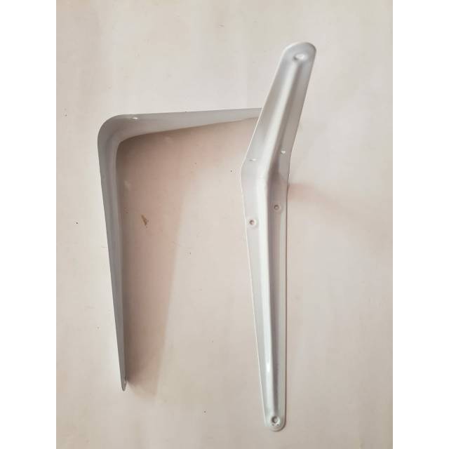 ( 2 PCS ) SIKU BESI L 12&quot; x 14&quot; / SHELF BRACKET / SIKU RAK PUTIH