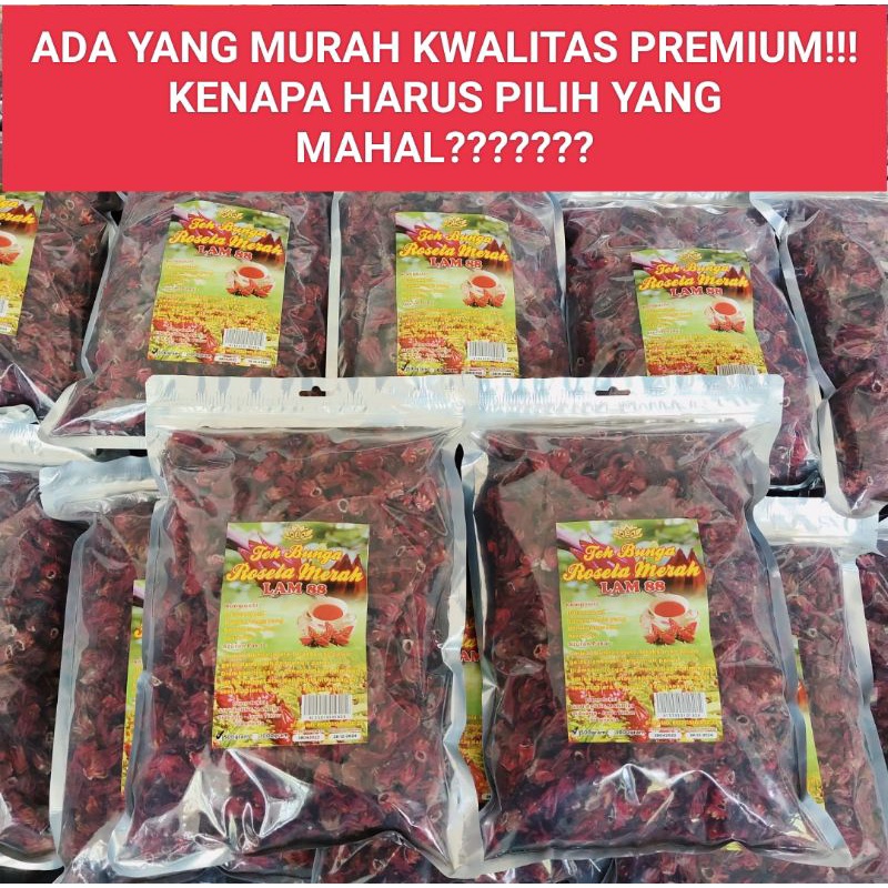 bunga rosela merah tea