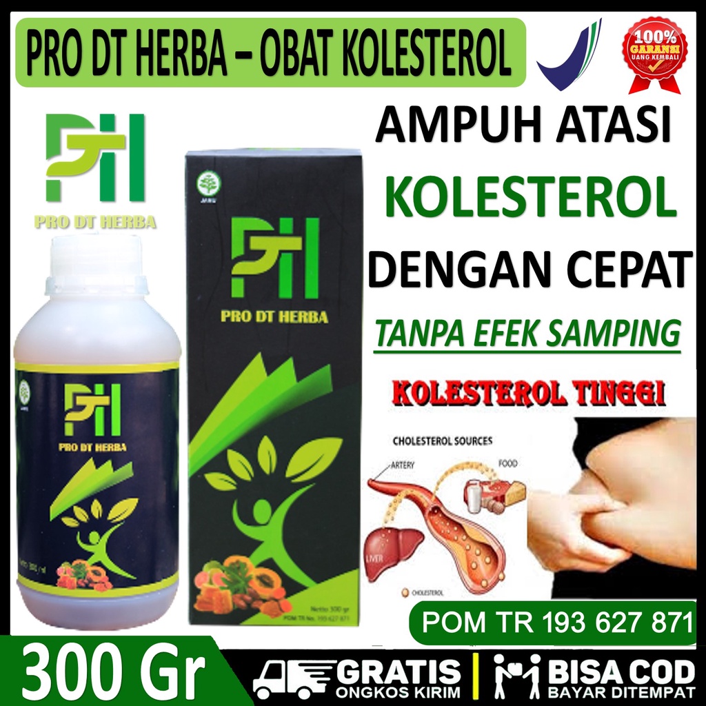 PRO DT Herba Obat Kolesterol Paling Ampuh, Obat Kolesterol Tinggi Ampuh, Obat Kolesterol anak dan de