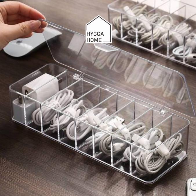 

] Hygga Storage Kabel Charger Accessories Cosmetic/Kotak Penyimpanan