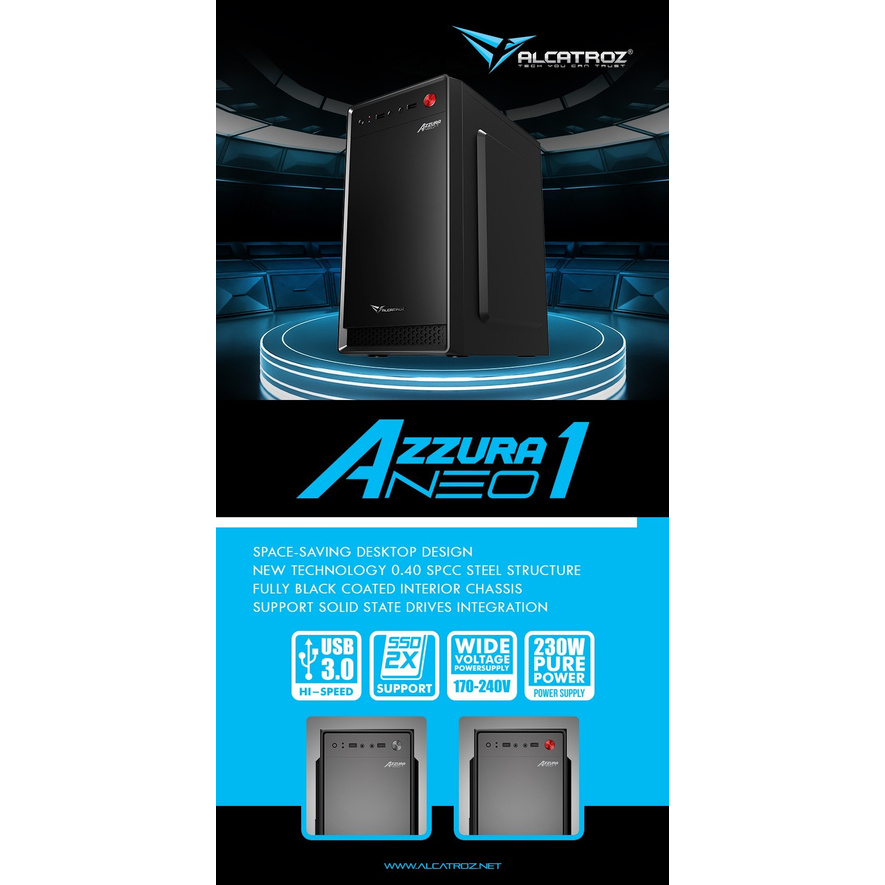 Casing Alcatroz Azzura NEO 1 Micro-ATX | Alcatroz Azzura NEO I m-ATX