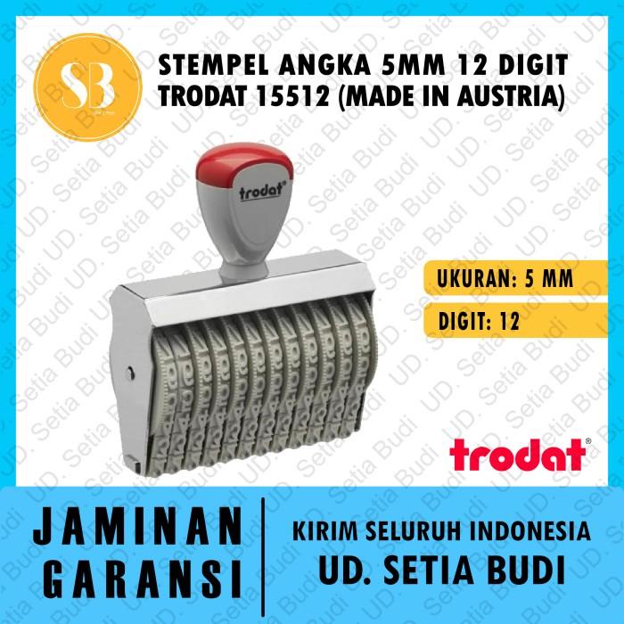 

Stempel Angka 5Mm 12 Digit Trodat 15512 (Made In Austria)