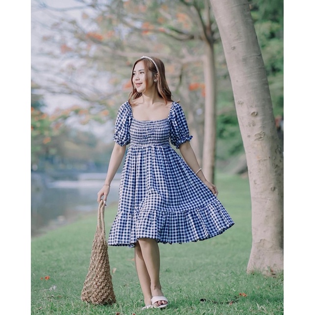 Clara Midi Dress | Korean Karet Dress