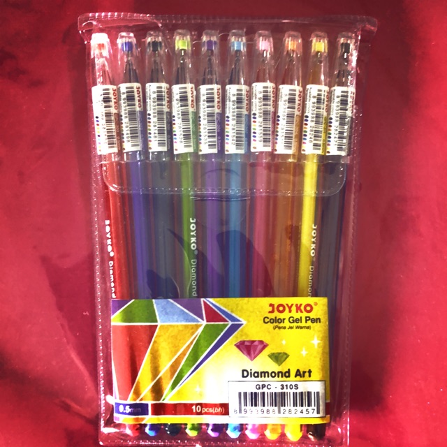 

Colour Color Gel Pen 10 warna Gpc-310S / GPC - 310S diamond art