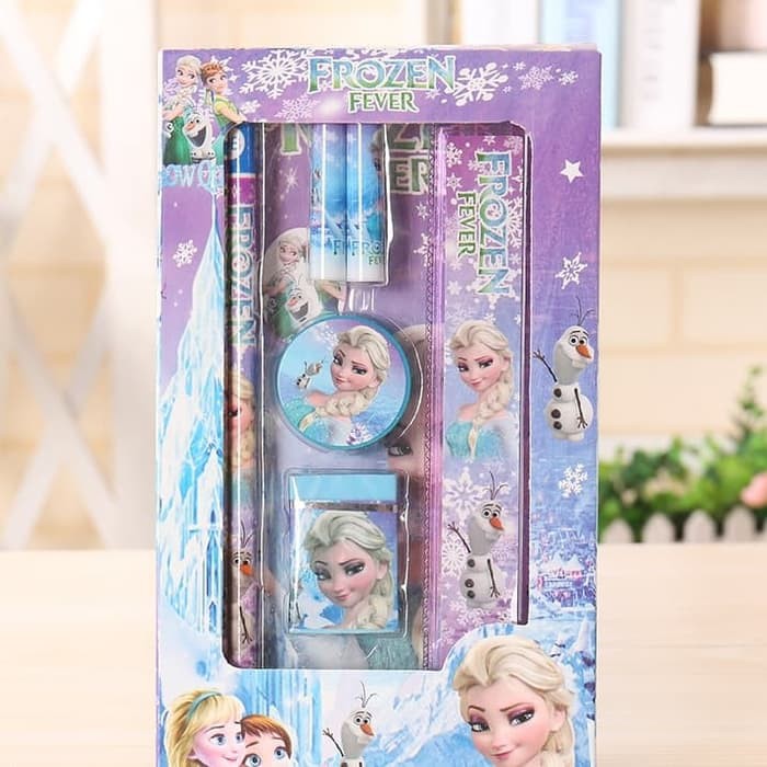 Stationary set goody bag ultah kado natal minion mickey mouse frozen 7