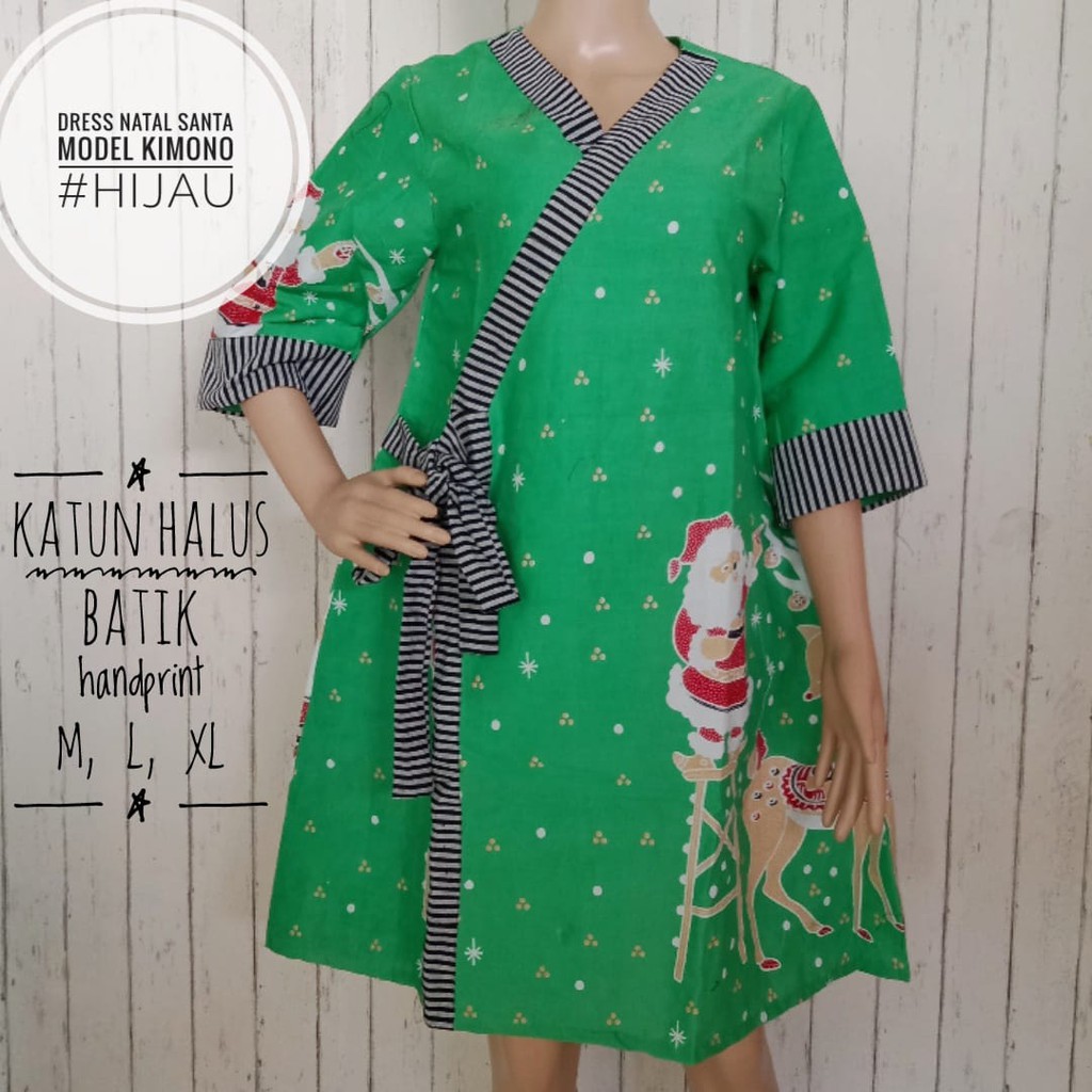 Dress Natal Santa | Dress Santa Tali Samping