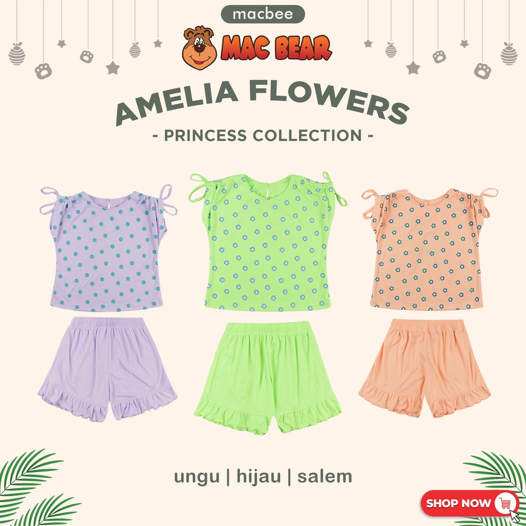 Jual MacBee Setelan Anak Perempuan Princess Collection Amelia Full