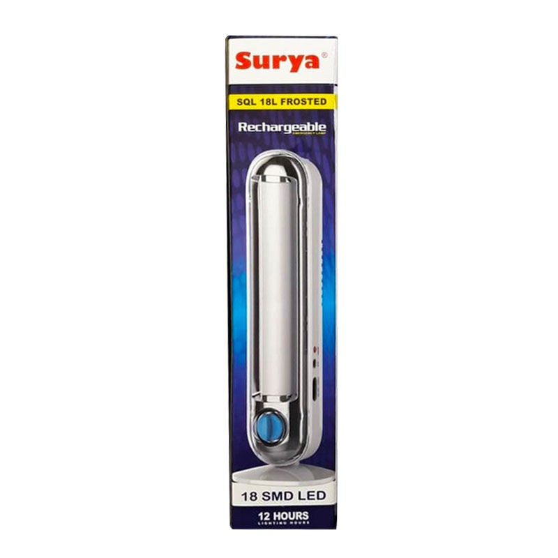 Surya Emergency Lamp SQL 18L FROSTED Lampu Darurat 18 SMD LED