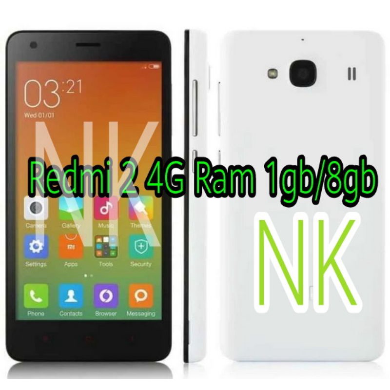 Xiomi Redmi 2 4G Ram 1gb/8gb Second Normal