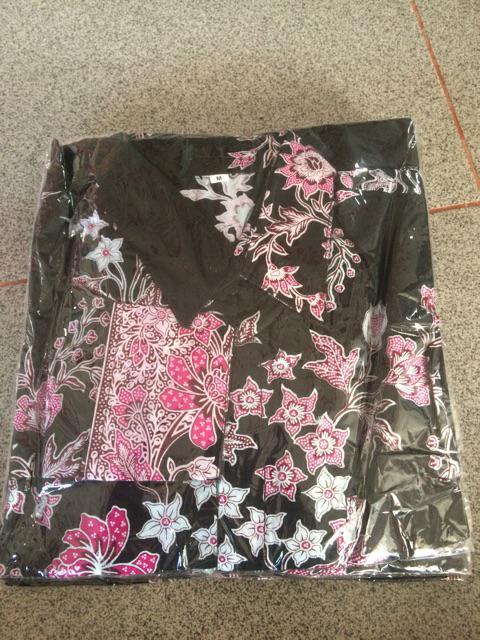 Diskon Bswart Batik Hrb026 Kenongo Hem Pendek Padi Pekalongan M L Xl Batik Pria Murah Modern Grosir