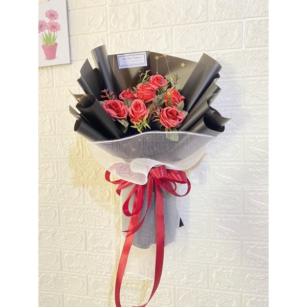 buket bunga artificial / buket bunga / artificial bouqet / buket medan / buket murah / buket premium