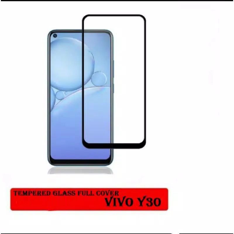 Tempered glass full vivo y11 /y12 /y12i /y12s /y15 /y17 /y19 /y20 /y20s /y30 /y30i /y50