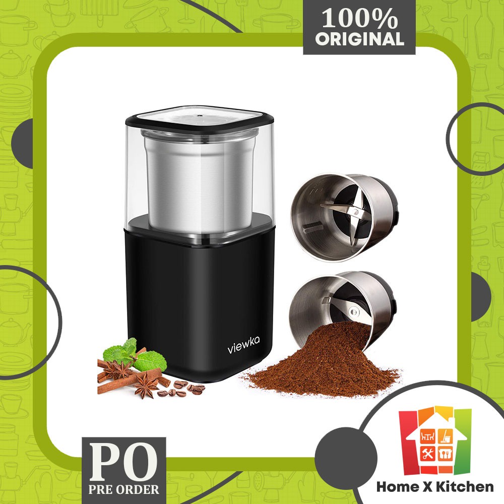 VIEWKA Electric Dried Spice and Coffee Grinder - Ori & Termurah