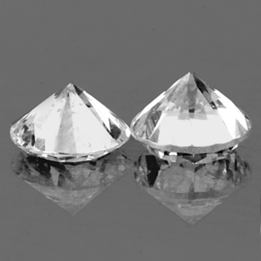 Pair Round Diamond Cut 1.8mm 0.05ct/2pcs Color F-G Natural Untreated Diamond LOT028