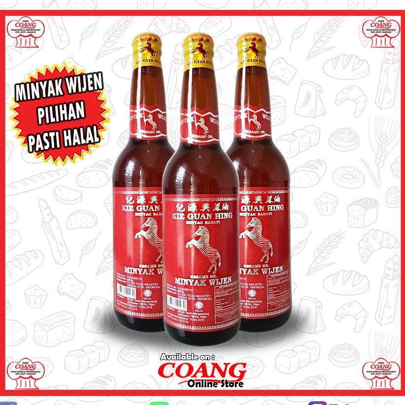 

KIE GUAN HING 600 ML - MINYAK WIJEN - SESAME OIL