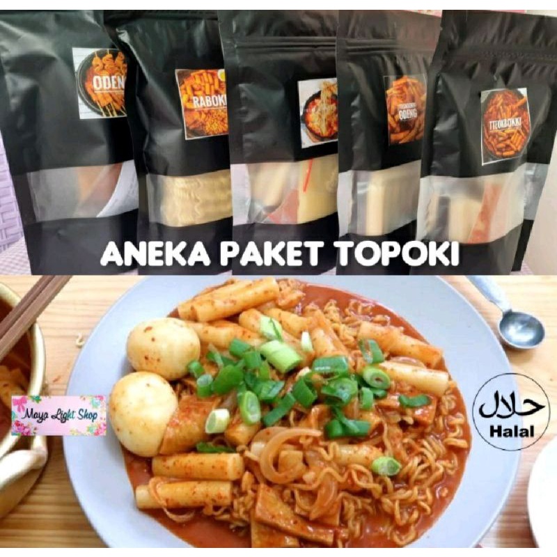 

Paket topokki topoki odeng mozarella saus gochujang toppoki cheese tteokbokki Promo Sale