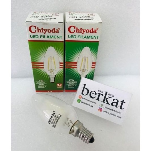 LAMPU LED FILAMENT CHIYODA 4W E14 clear